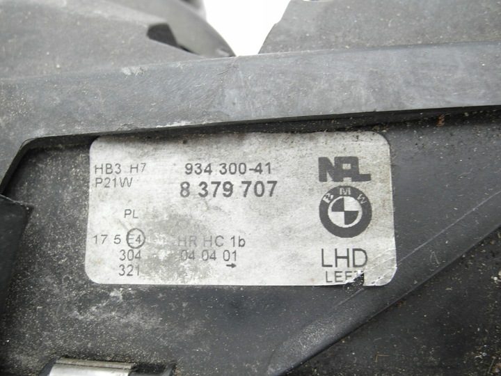 фото №8, Bmw z3 e36 європа рестайлінг ідеальна лампа передня ліва 8379707 934300-41 nr72