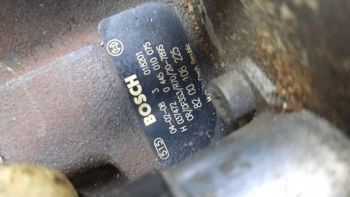 фото №7, Насос топливная рейка 8200108225 0445010075 renault volvo nissan 1.9 dci