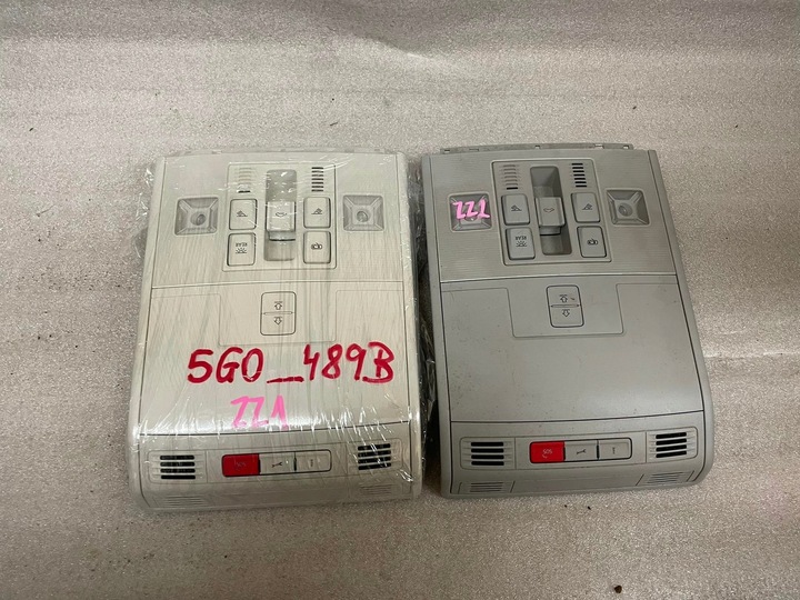 фото №7, Vw golf 7 лампа потолок жёлтая серая 5g0867489b