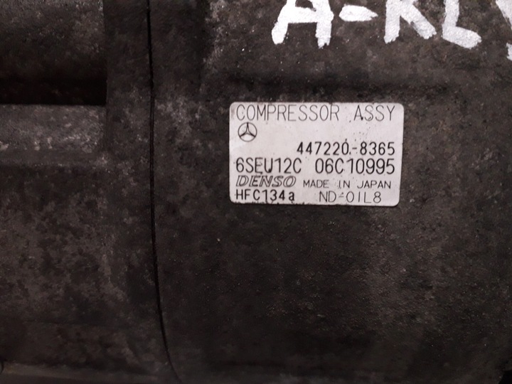 фото №7, Mercedes a класс w168 компрессор компрессор кондиционера климат a0002307911