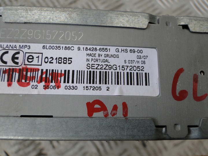 фото №4, Радио seat ibiza 6l 6l0 6l0035186c