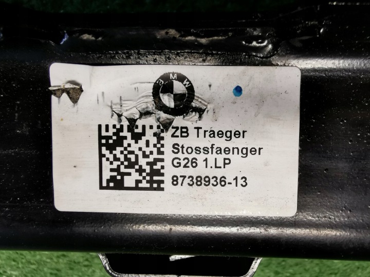 фото №7, Bmw 4 i4 g26 20- балка передняя pod бампер перед усилитель 8738936