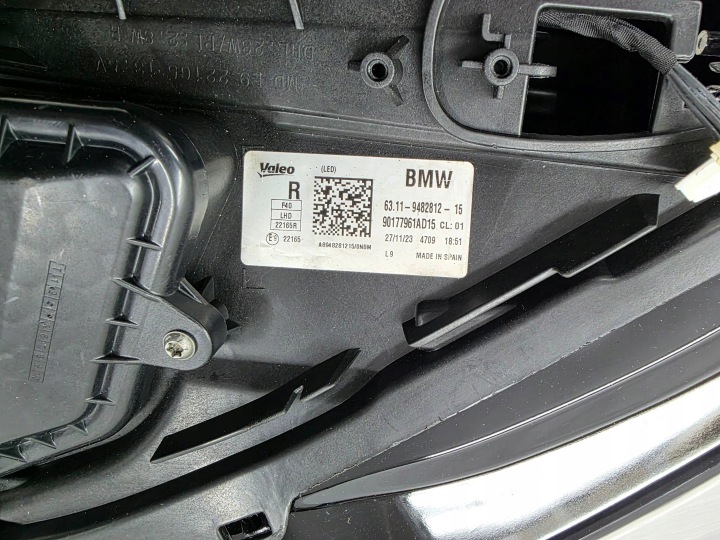 фото №10, Bmw 1 f40 f41 фара передняя перед правая полный led адаптивный европа 9482812