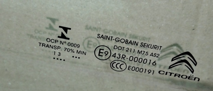 фото №2, Citroen c4 picasso ii стекло дверь зад 13r