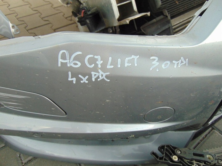 фото №6, Комплектный перед капот лампы a6 c7 рестайлинг s-line 3.0tdi 4xpdc 4g0941035 matrix