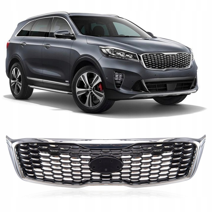 фото №1, Kia sorento iii um 2017-2020 po фейслифтинг решётка радиатора переднее решётка радиатор
