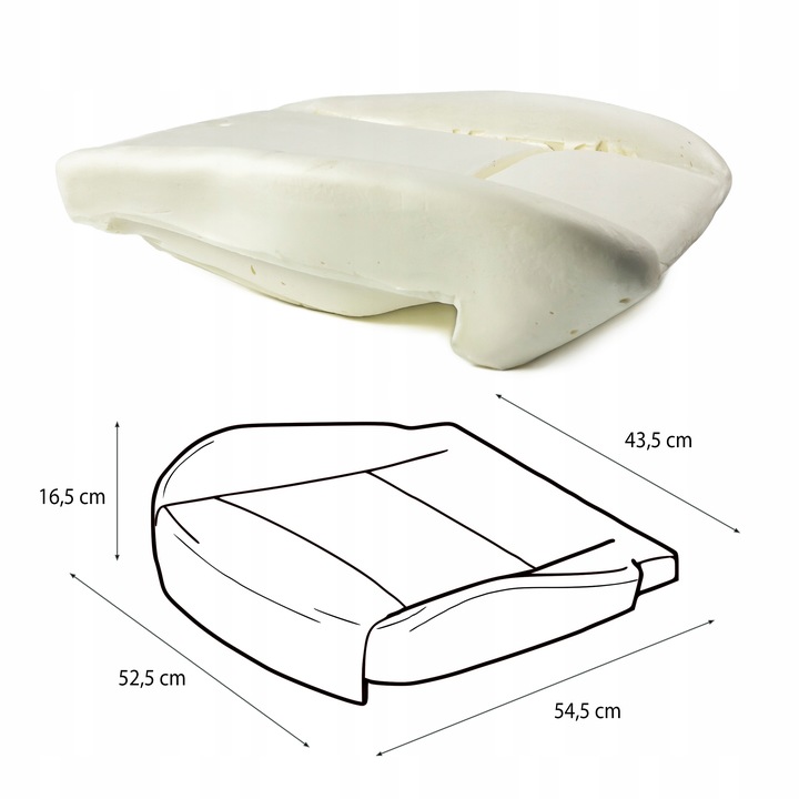 фото №7, Пена губка сиденье сиденья vw t4 1990-2003