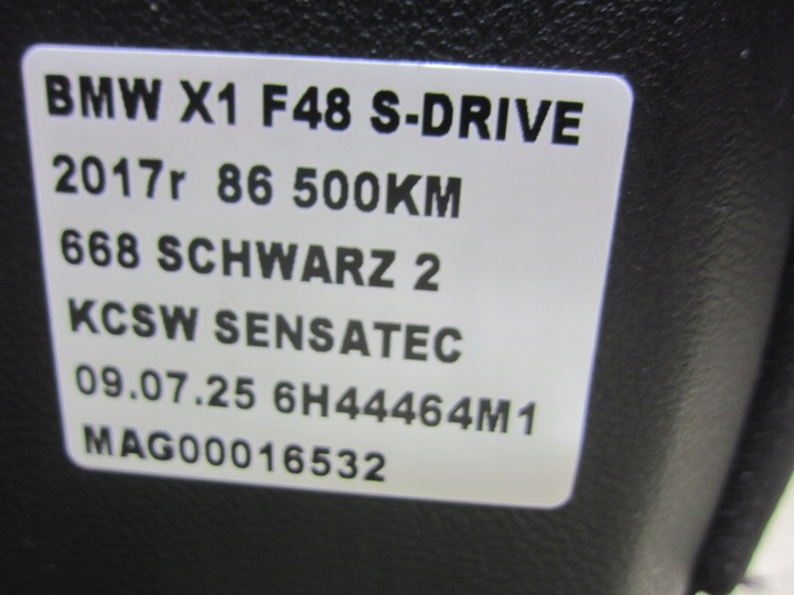 фото №11, Bmw x1 f48 сиденье левый переднее перед водителя kcsw чёрный eu 52107374621 eur