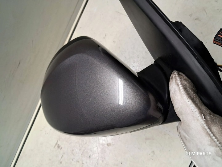 фото №7, Peugeot 308 ii t9 праві дзеркало 8 pin 9 кабелі чорний поворотник