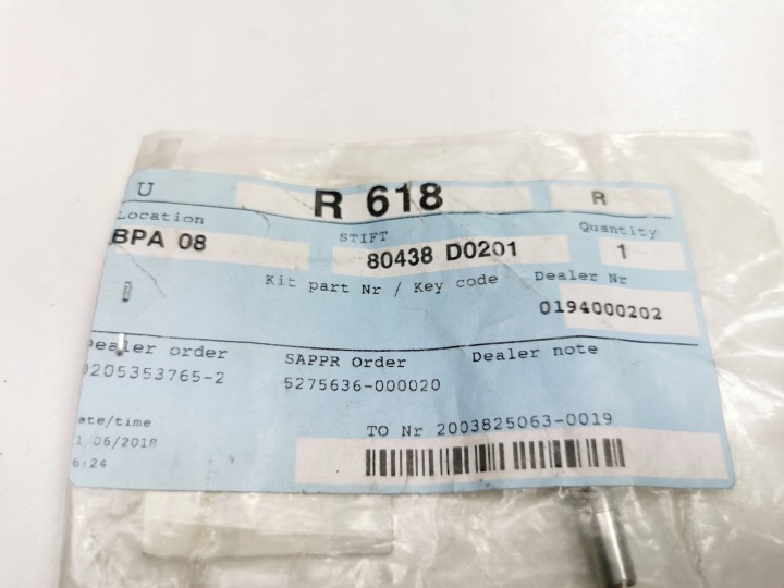 фото №9, Штифт, стопер дверь nissan sunny primera oem номер 80438-d0201