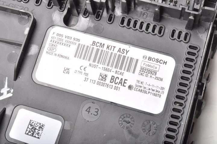фото №6, Ford fiesta mk8 1.0 12v коробка модуль bsi nu5t-15604-bcae
