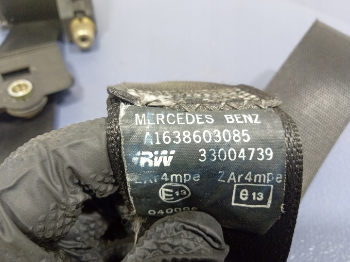 фото №4, Mercedes ml w163 pas безопасности правое перед a1638603085