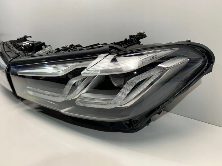 фото №6, Bmw 5 g30 lci лампы перед адаптивный led идеальные