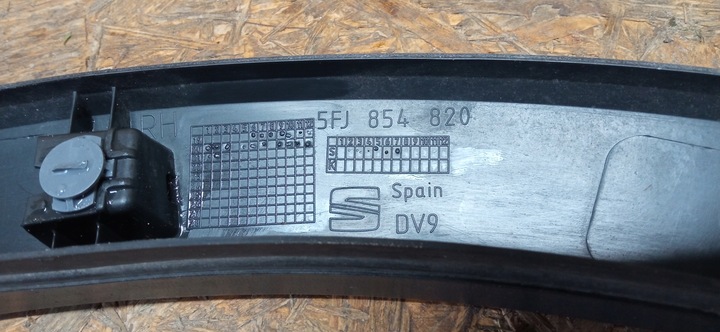 фото №10, Seat tarraco 5fj 19- планка крыльев правый зад правая задняя 5fj854820