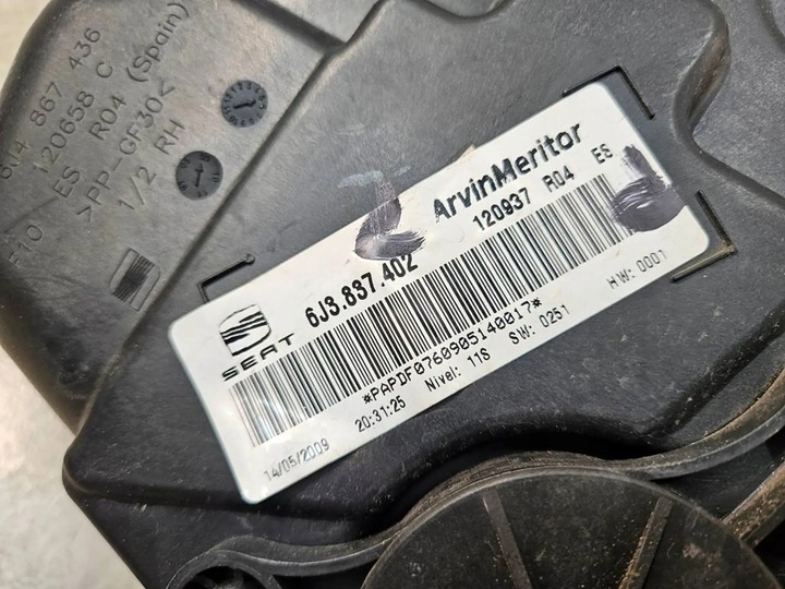 фото №6, Подъемник механизм стёкла правый seat ibiza 6j iv 08-12 3d