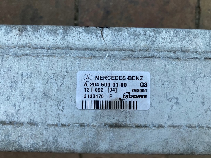 фото №6, Mercedes w218 w212 w204 glk радиаторов intercooleer