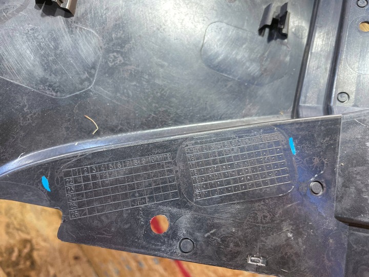 фото №14, Nissan leaf ii 2 ze1 17-22 решітка планка захист решітка бампера перед