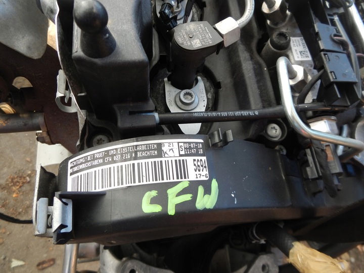 фото №6, Двигун комплектний vw polo 6r seat ibiza iv skoda 1.2tdi cfw