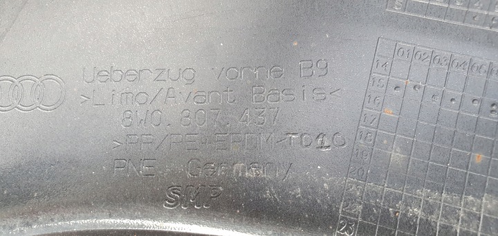 фото №13, Audi a4 b9 8w0 бампер перед оригінал c151