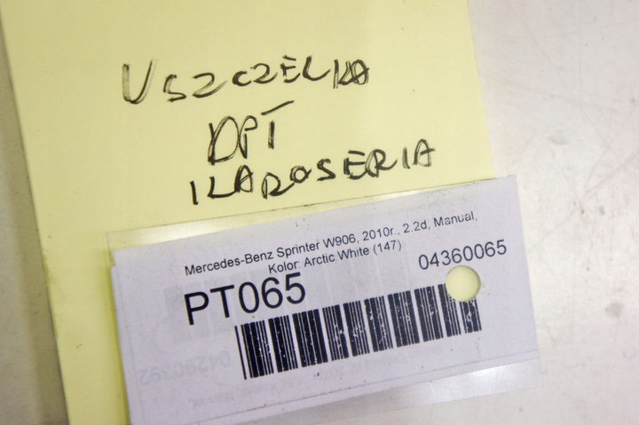 фото №6, Pt065 mercedes sprinter w906 прокладка двері праві зад