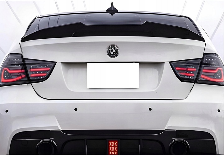 фото №15, Bmw e90 psm ducktail стиль спойлер спойлер na кришка багажника чорний блиск з abs