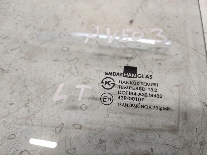 фото №3, Chevrolet aveo 1 i t200 03- hb 5d скло ліва зад