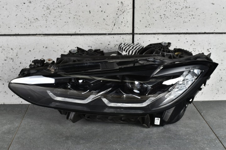 фото №9, Bmw 4 g22 g23 g26 g82 лампи фара передня (фара головного світла, лампа передня) права ліва led тіньова лінія чорний