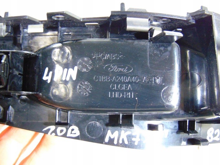 фото №8, Панель кнопка скла лівий зад 4 pin ford fiesta mk7 c1bb-a240a40-a