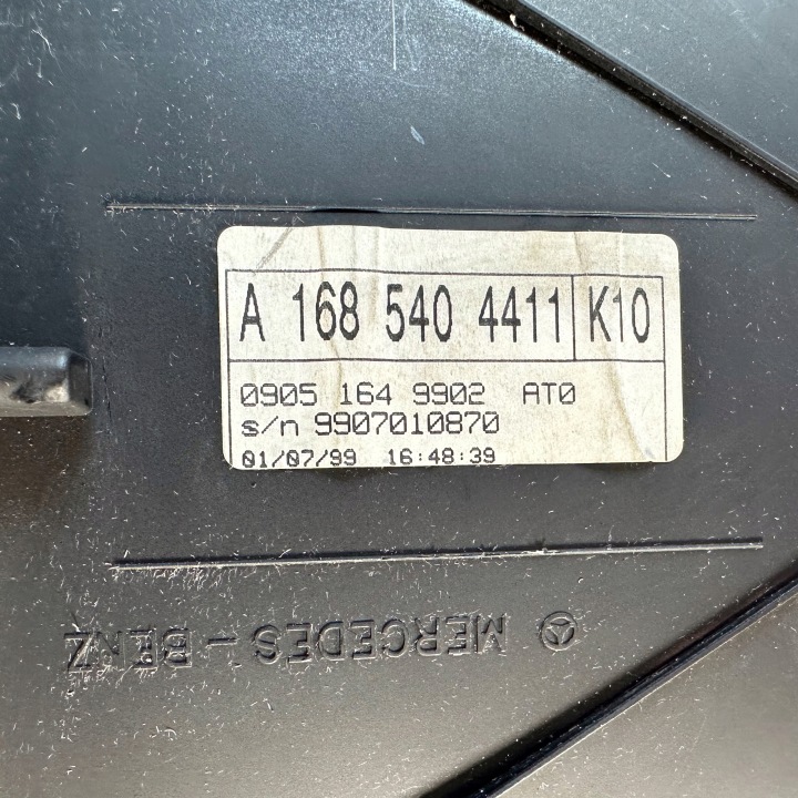 фото №6, Панель приладів mercedes a-klasa w168 a1685404411
