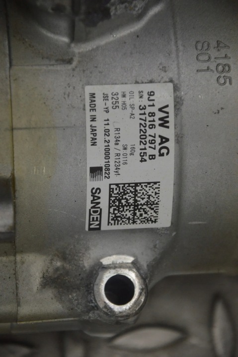 фото №13, Компресор кондиціонера porsche taycan 9j1816797b 21329361 460kw 2021