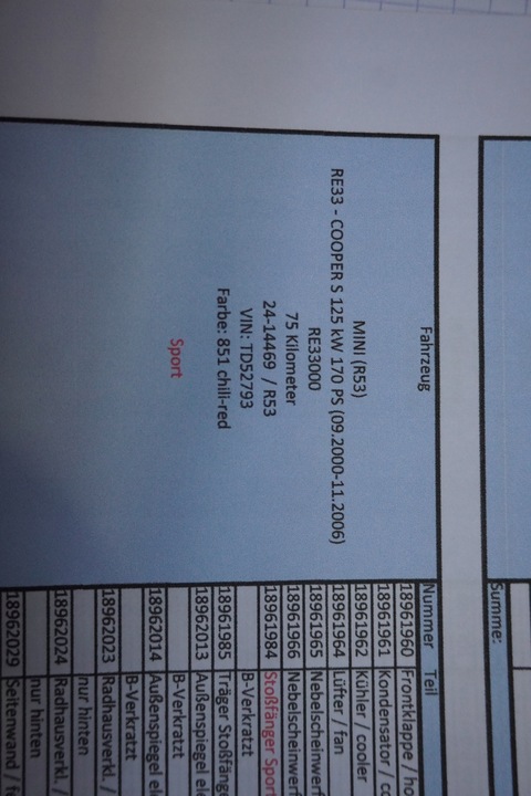 фото №15, Капот бампери двері підвішування mini r53 75km 851