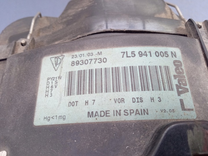 фото №6, Porsche cayenne i фара лівий 7l5941005 eu