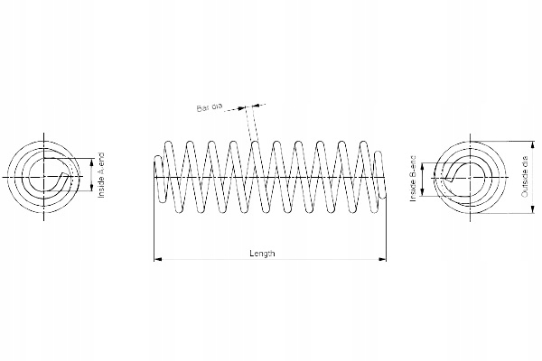фото №2, Пружина подвешивание перед l/p smart cabrio city-coupe crossblade