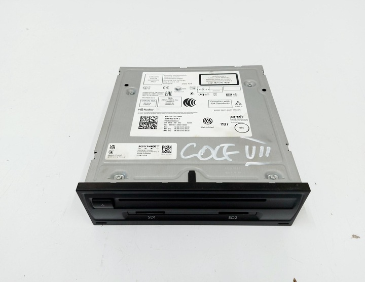 фото №1, Vw golf vii 17r. модуль зчитувач карт sd навігація 3q0035784c