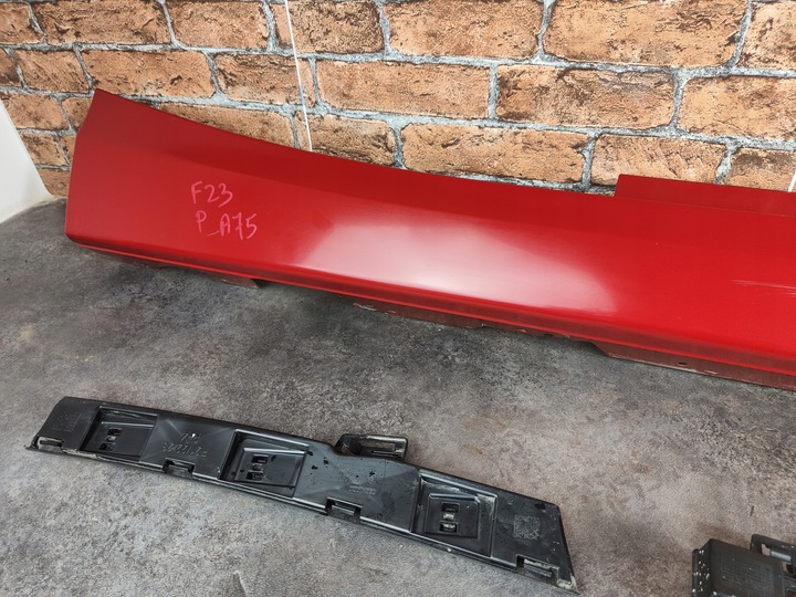 фото №6, Bmw 1 f21 f22 f23 планка накладка порогова права a75 melbournerot + ковзани