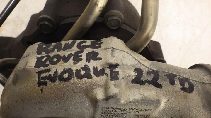 фото №10, Турбонагнітач турбіна evoque 2.2 td td04l4-11tk3-vg 9809149280 49477-01204