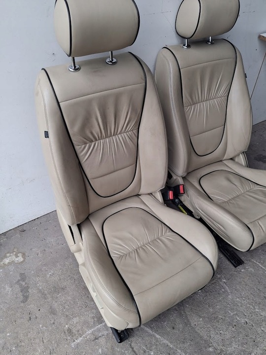 фото №8, Сидіння перед диван зад комплект jagóra xj x350 європа світла шкіра 2006 рік