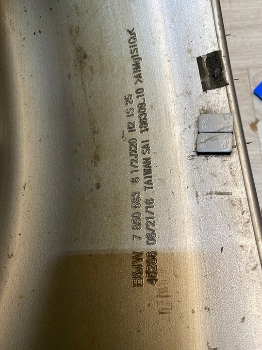 фото №6, Диск алюминиевая bmw оригинальный номер bmw 8.5" x 20" 5x112 et 25