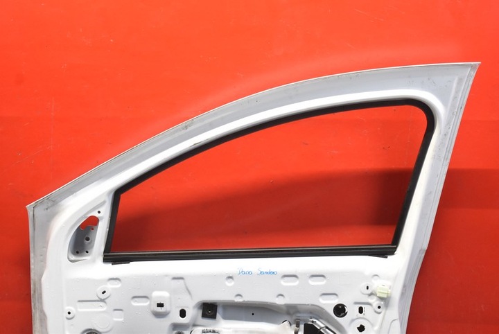 фото №13, Двері праві перед передні білий dacia sandero 2 ii 12-20