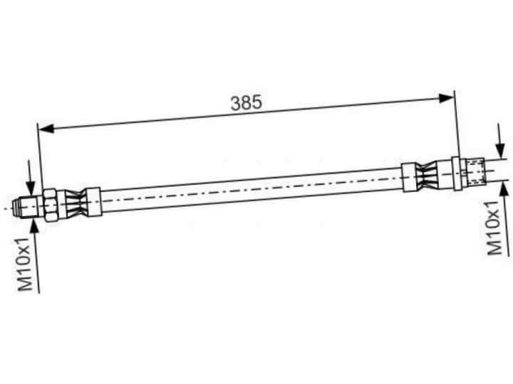 фото №2, Шланг гальмівний mercedes клас c c204 1.6-3.5 11-14 w203 1.8-5.4 00-07