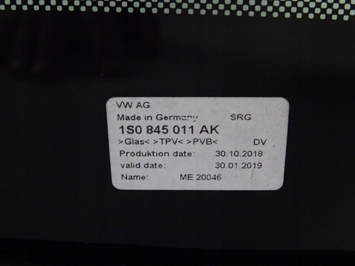 фото №10, Skoda citigo 1.0 mpi версия 3d стекло лобовое передняя 1s0845011ak 2018r