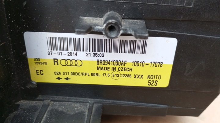 фото №11, Audi q5 8r 2008-2011---lampa перед ксенон правая левая комплект