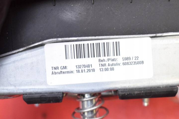 фото №7, Подушка  повітряна подушка водія 13270401 opel insignia a 08-14