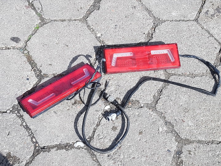 фото №1, Лампа зад led 12v , 24v tir эвакуатор прицеп man,daf,iveco