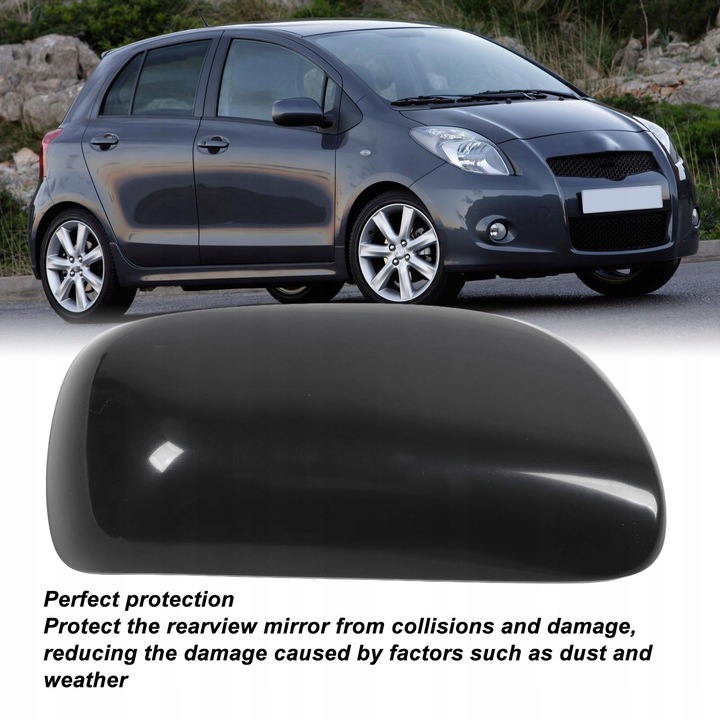 фото №14, Захист корпуси дзеркало боковий з захист uv do toyota yaris 2006-2011 pra