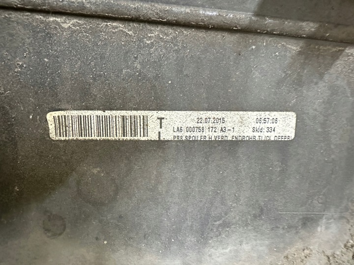фото №10, Vw passat b8 sedan спойлер накладка бампера зад 3g5807521d