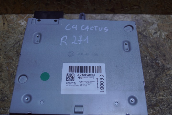 фото №10, Магнитола cd citroen ds4 c4 cactus 9804250280