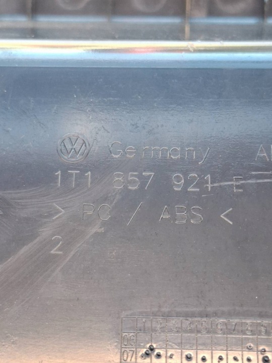 фото №11, Бардачок средний volkswagen touran ii 1t1857921e