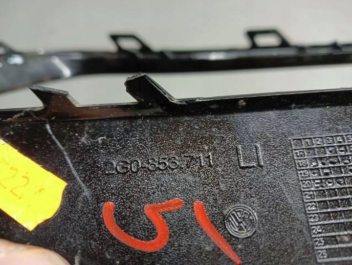 фото №12, M16 vw polo vi gti решётка бампера левая 2g0853711