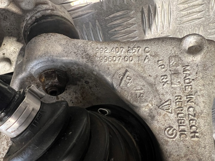 фото №10, Підвішування ліві перед поворотна опора важелі amort porsche carrera 911 992 19-